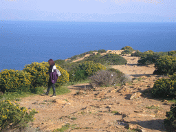 Miaomiao at Cape Sounion