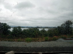 View from train to Stanford