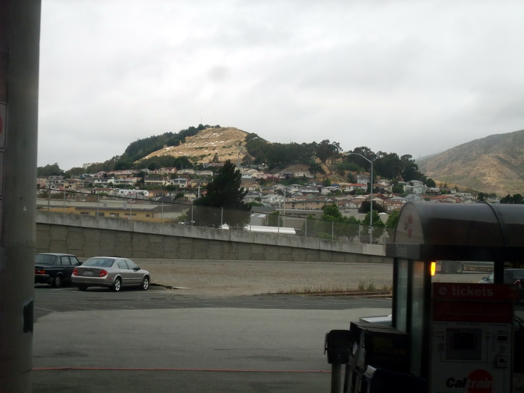 View from train to Stanford