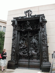The Gates of Hell by Auguste Rodin, in the Rodin sculpture garden of the Iris & B. Gerald Cantor Center for Visual Arts at Stanford University