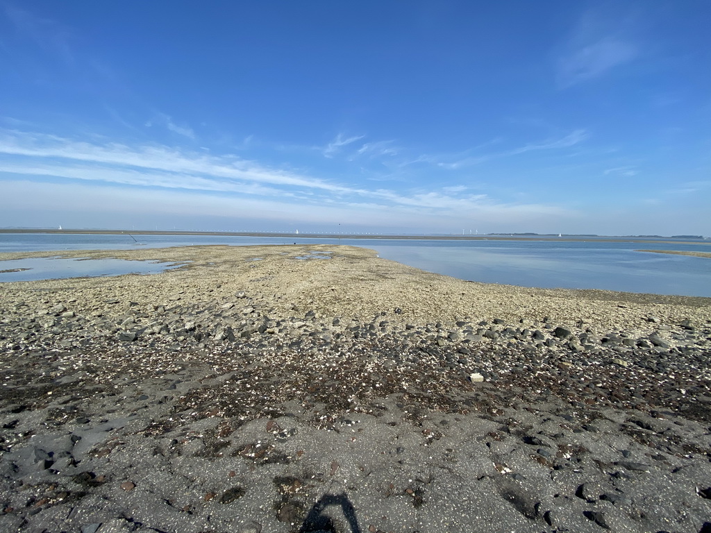 The beach near the Dijkweg road