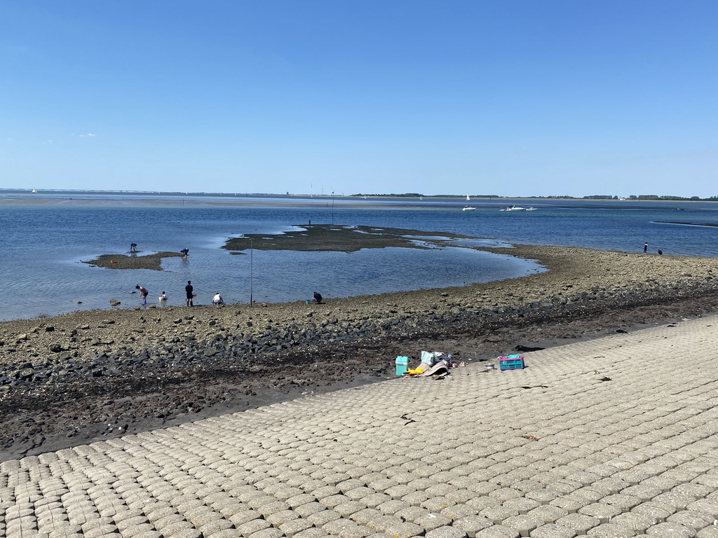 The beach near the Dijkweg road