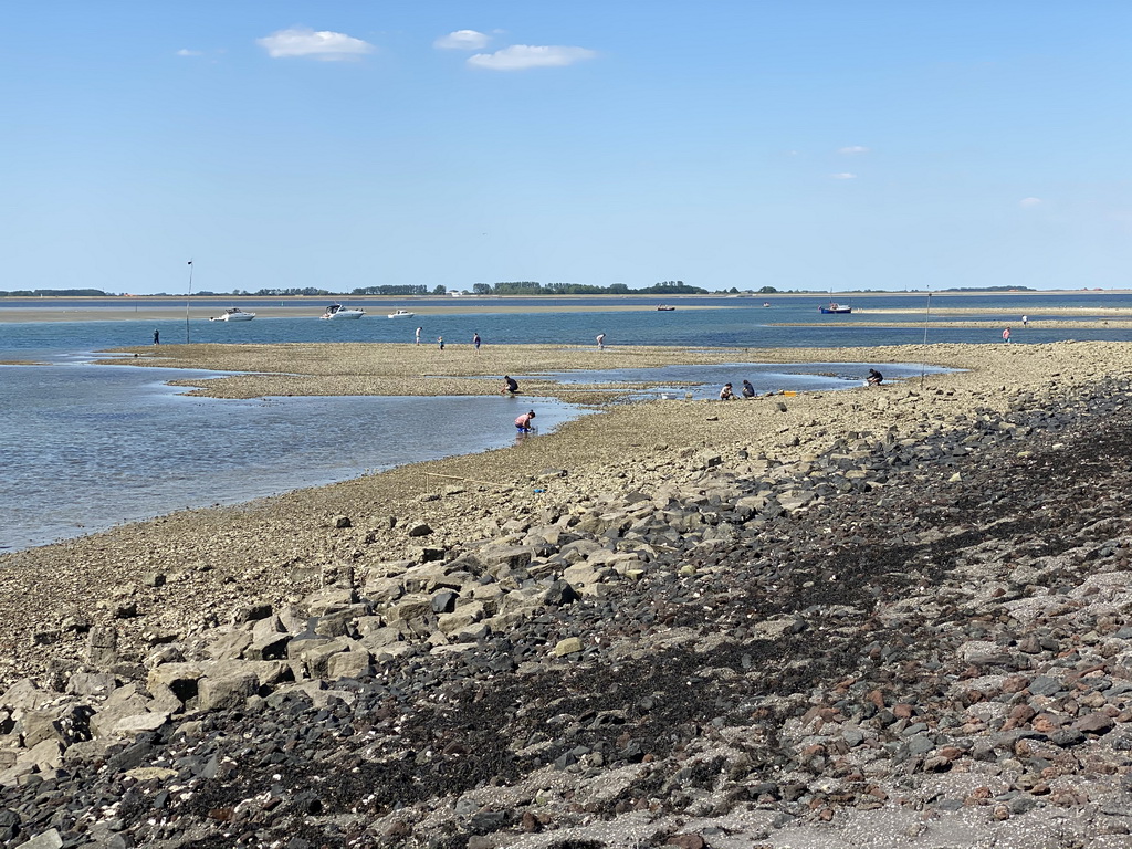 The beach near the Dijkweg road