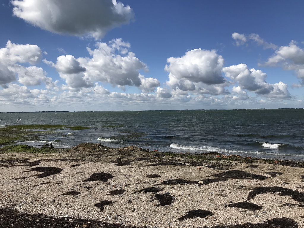 Beach at the south side of the Dijkweg road