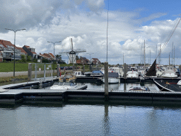 The Stavenisser Molen windmill and the Stavenisse Harbour, viewed from the south side