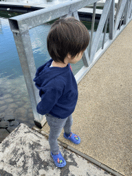 Max at the southwest side of the Stavenisse Harbour