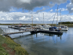 Boats at the northwest side of the Stavenisse Harbour