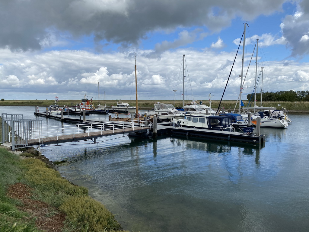 Boats at the northwest side of the Stavenisse Harbour