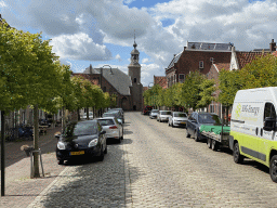 The Voorstraat street and the Hervormde Kerk Stavenisse church
