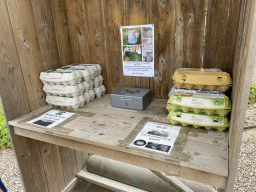 Eggs for sale at the A.C. Knulst farm