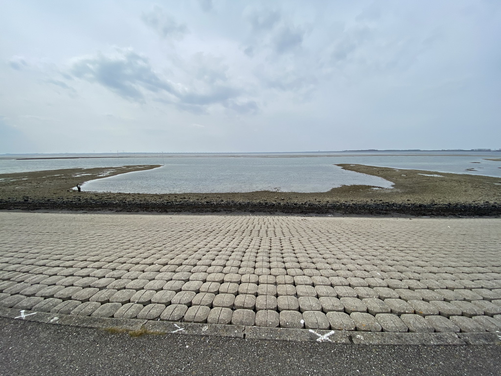 The beach near the Dijkweg road