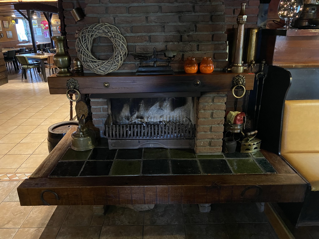 Stove at the restaurant of the Oosterschelde Camping Stavenisse