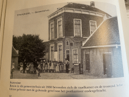 Old photograph of the Town Hall, in the Historisch Album Zeeland book at the restaurant of the Oosterschelde Camping Stavenisse
