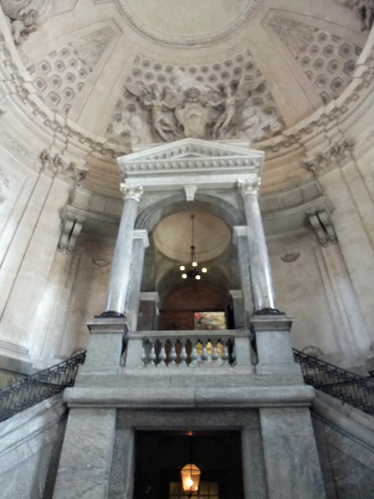 Entrance to the Royal Chapel (Slottskyrkan) at the southeast side of Stockholm Palace