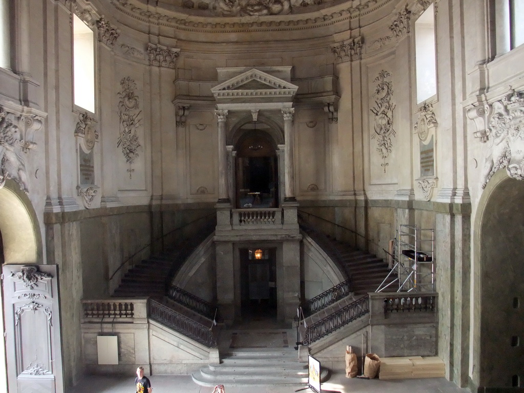 Entrance to the Hall of State and the Treasure Chamber (Skattkammaren) at the southeast side of Stockholm Palace