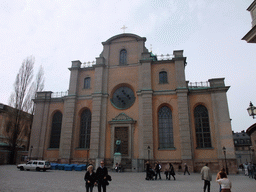 The Saint Nicolaus Church (Sankt Nikolai kyrka, The Great Church, Storkyrkan) and the Slottsbacken street
