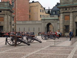 Changing of the guards, at the Outer Court of the Stockholm Palace