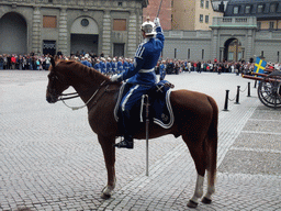 Changing of the guards, at the Outer Court of the Stockholm Palace