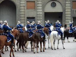 Changing of the guards, at the Outer Court of the Stockholm Palace