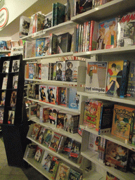 Japanese books in a shop in the Västerlanggatan shopping street