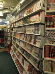 Japanese books in a shop in the Västerlanggatan shopping street