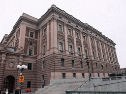 The southeast side of the Riksdag building