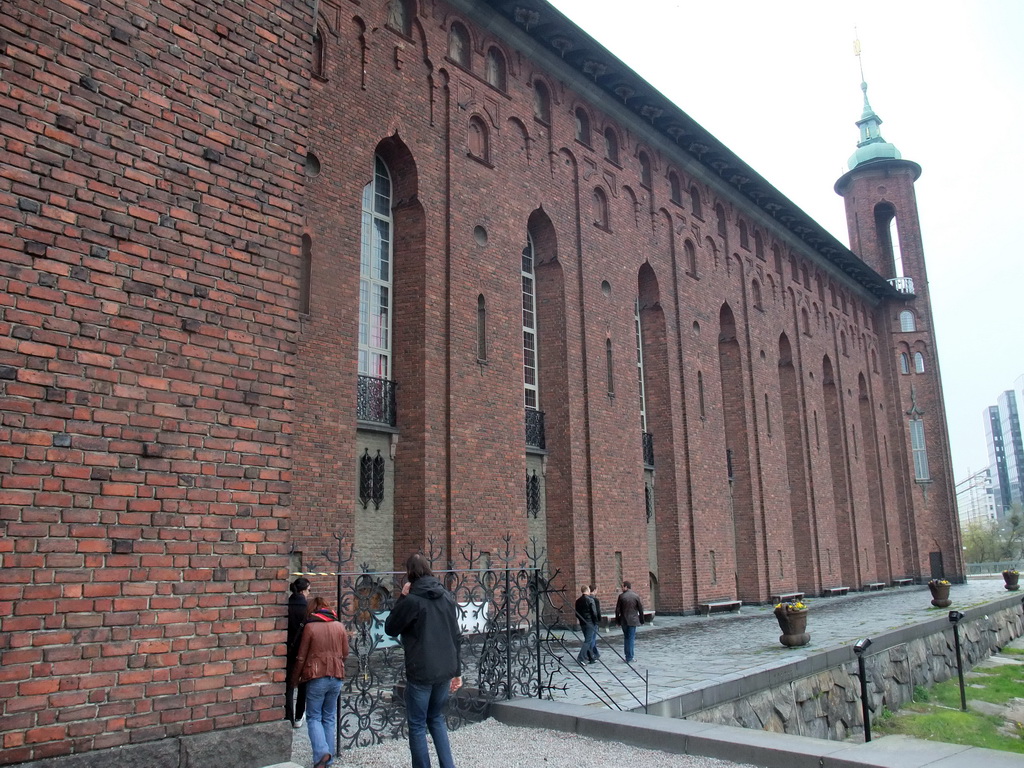 The east side of the Stockholm City Hall