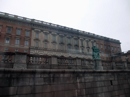 The northeast side of Stockholm Palace, from the sightseeing bus
