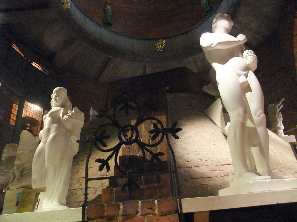 Statues in the Tower Museum in the main tower of the Stockholm City Hall