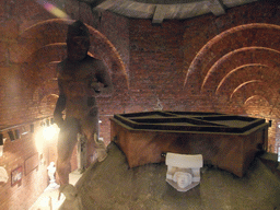 The statue of Erik the Saint and other statues in the Tower Museum in the main tower of the Stockholm City Hall