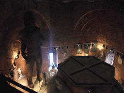 The statue of Erik the Saint and other statues in the Tower Museum in the main tower of the Stockholm City Hall