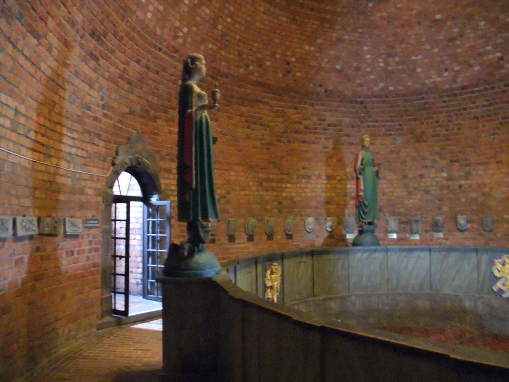Statues in the Tower Museum in the main tower of the Stockholm City Hall