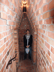 Tim in the corridor of the main tower of the Stockholm City Hall