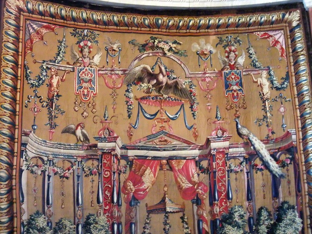 Tapestry in a room in the Stockholm City Hall