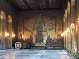 Mosaic in the Golden Hall of the Stockholm City Hall