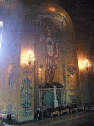 Mosaic in the Golden Hall of the Stockholm City Hall