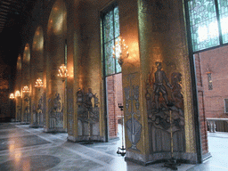 Doors from the Golden Hall to the Blue Hall of the Stockholm City Hall