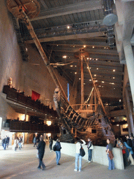 The bow of the Vasa ship, in the Vasa Museum