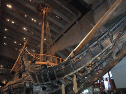 The bow of the Vasa ship, in the Vasa Museum