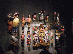 Replicas of back decorations of the Vasa ship, in the Vasa Museum
