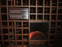 Golden ring found on the Vasa ship, in the Vasa Museum