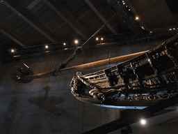 The bow of the Vasa ship, in the Vasa Museum