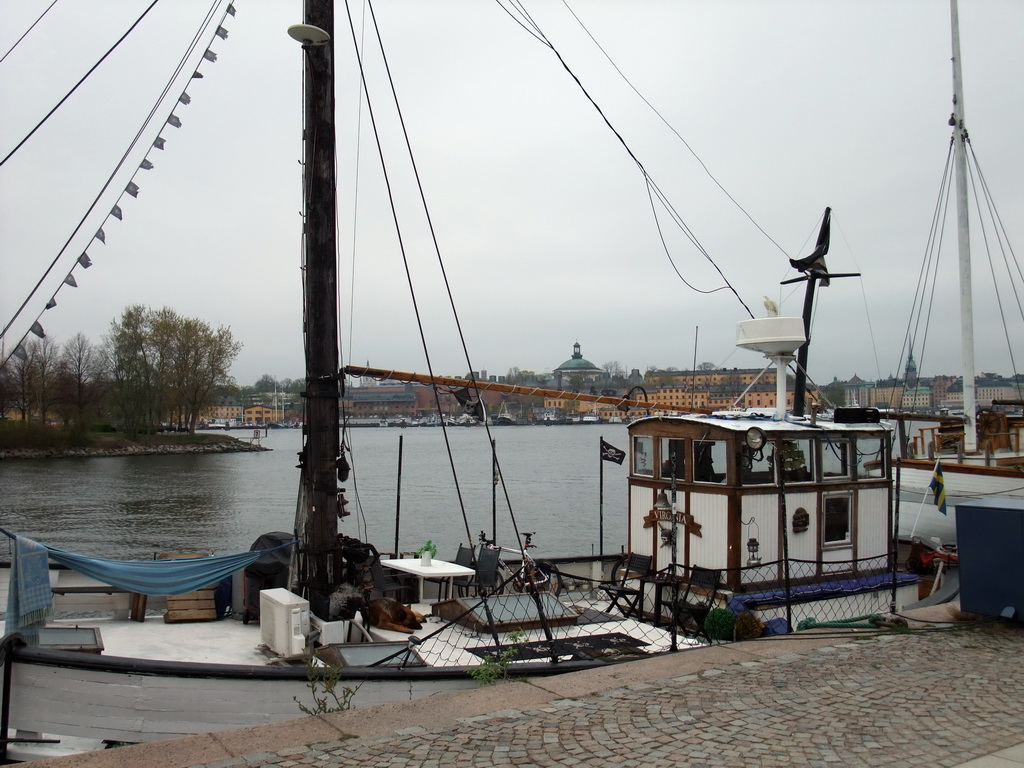 Boat in the Saltsjön bay