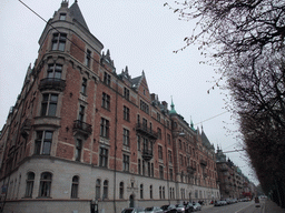 Buildings in the Strandvägen street