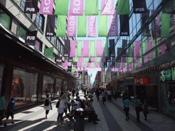 The Drottninggatan shopping street