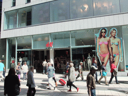 H&M store in the Drottninggatan shopping street