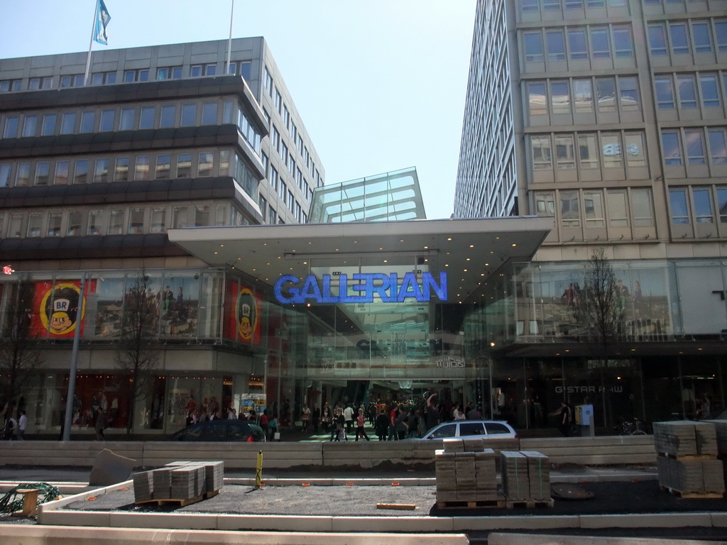 The Gallerian shopping mall in the Hamngatan street