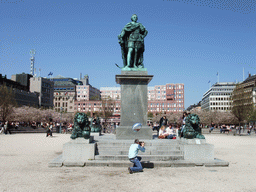 Statue of Charles XIII in the King`s Garden