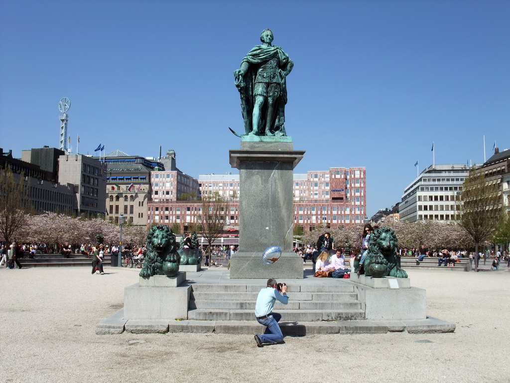 Statue of Charles XIII in the King`s Garden