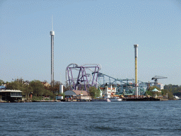 The Tivoli Gröna Lund amusement park and the Saltsjön bay, viewed from the Saltsjön ferry